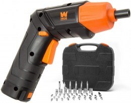 Electric screwdriver and flashlight with holster WEN